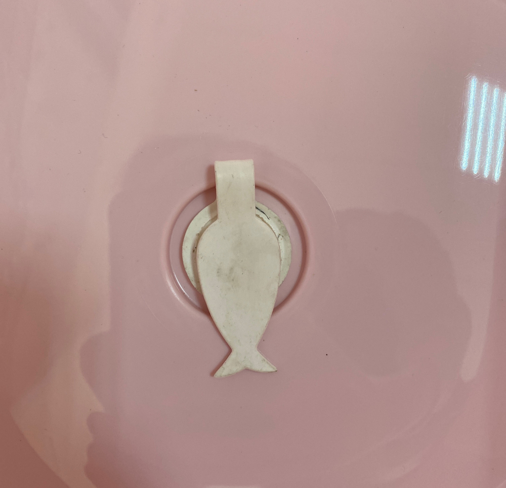 Ванна детская "Кролики" со сливом 92см (pink-розовый)