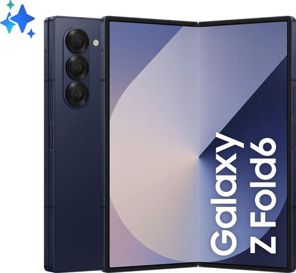 7.6" Смартфон Samsung Galaxy Z Fold 6 12/1Tb,  SM-F956B,  NFC,  AMOLED,  120Гц,  4400мAч,  синий