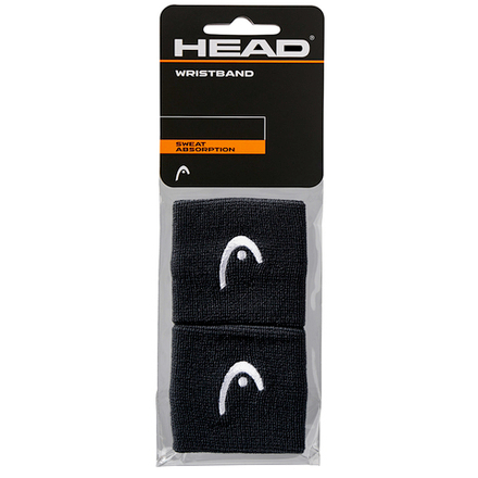 Напульсники HEAD 2,5" 285050-BK, 2шт., черные