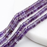 Аметист, размер около 4*2 мм, цена за 37-38 шт (1/4 нити)