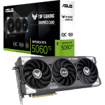 Видеокарта ASUS TUF Gaming GeForce RTX™ 5060 Ti 16GB GDDR7 OC Edition, 128-bit, 2692 МГц
