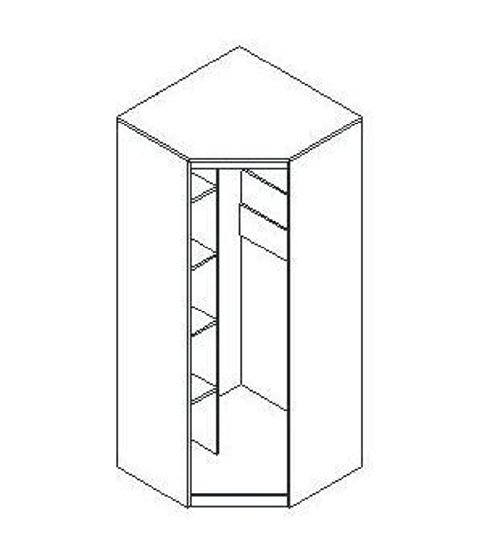 Даллас спальня Шкаф угловой