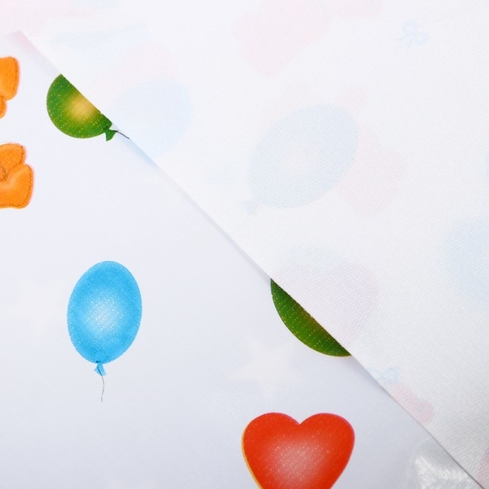 876556 Клеёнка с ПВХ-покрытием "Мишки" 100х140 см, цвета МИКС