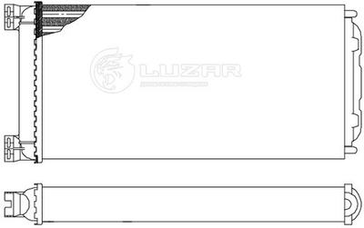 LRh 2806 -  Радиатор отопителя для MAN TGA (02-)/TGS (07-)/TGX (07-)/DAF XF 105 (05-)/XF 106 (13-) (сборный)