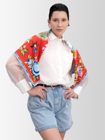 Платок «Городецкая роспись»