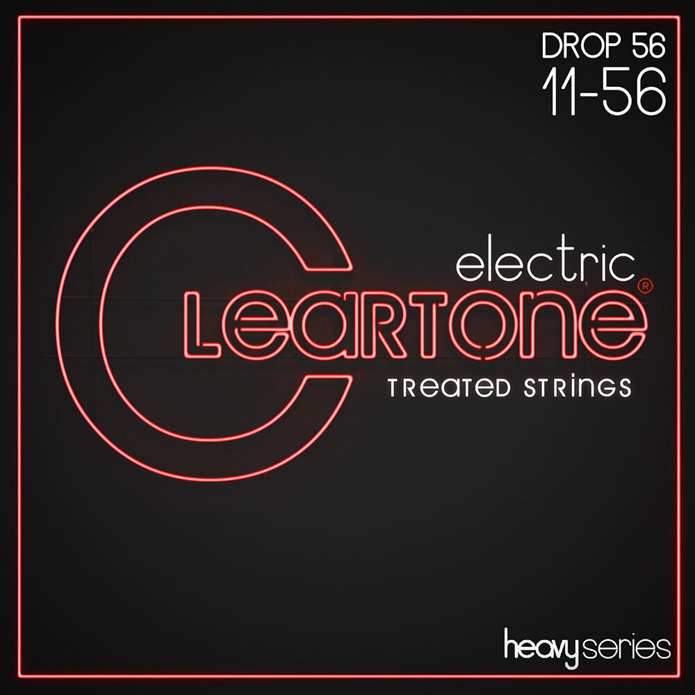 Cleartone 9456 Heavy Series Комплект струн для электрогитары, никелированные, с покрытием 0,5 микрона, .011, .015, .020, .036, .048, .056.