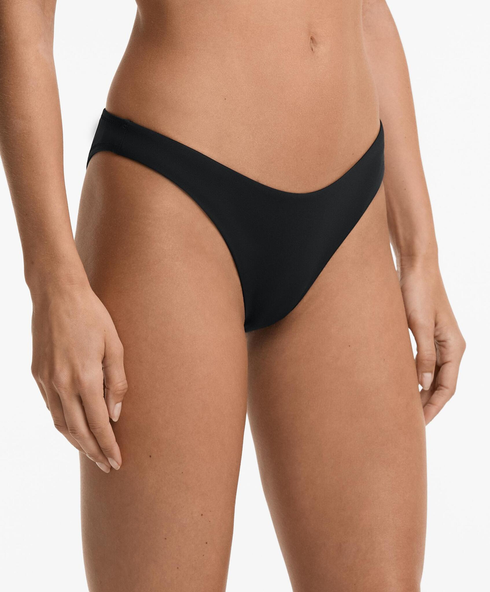 OYSHO Плавки бикини бразильяно U-образной формы, черный