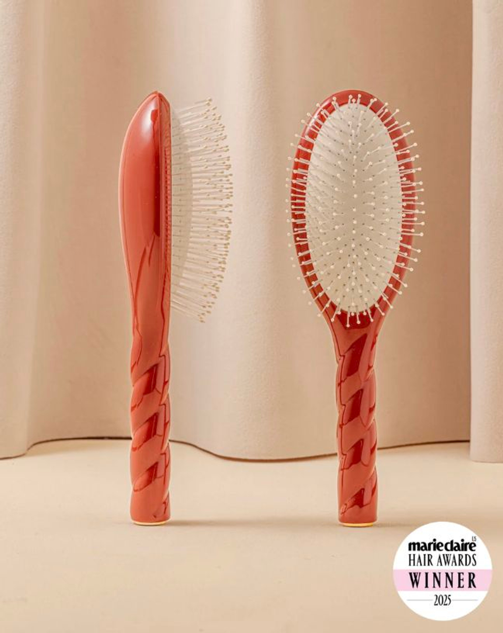 La Bonne Brosse Массажная расческа для волос N 04 Miracle Detangling and Massaging Brush - Pink