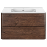 База под раковину Vico 800 подвесная, 2 выкатных ящика soft close, R.Wood
