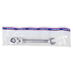 KING TONY (373016M) Ключ трещоточный комбинированный с шарниром 16 мм