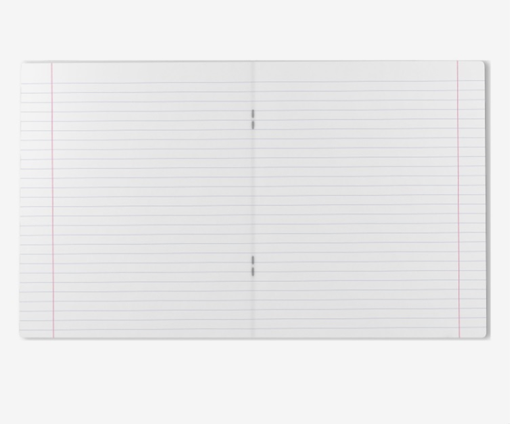 Тетрадь 18 листов в линейку EК "Классика", картонная обложка, жёлтая