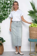 Юбка Мюнхен (голубо-зеленая) Ю13644-4М LT Collection