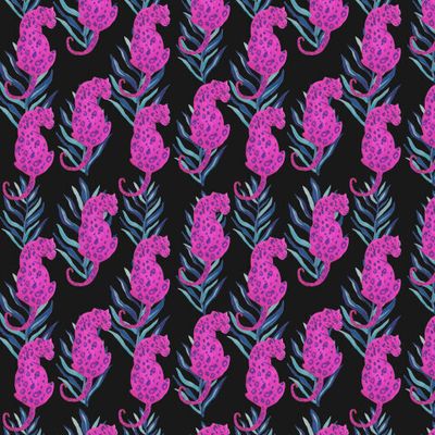 Бесшовный принт тропический