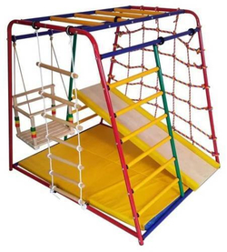 Спорткомплекс Веселый малыш детский для дома красный №1 — 9-0029