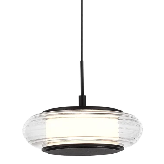 SL6239.403.01 Светильник подвесной ST-Luce черный/прозрачный LED 1*7W 3000K FRITTELA