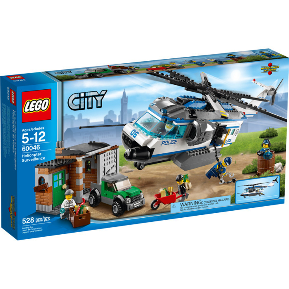 LEGO City: Вертолётный патруль 60046 — Helicopter Surveillance — Лего Сити Город