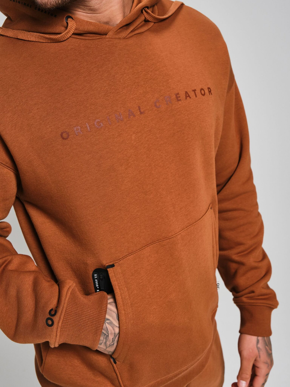 Худи мужское ORIGINAL CREATOR OVERHEAD HOODIE, Коричневый