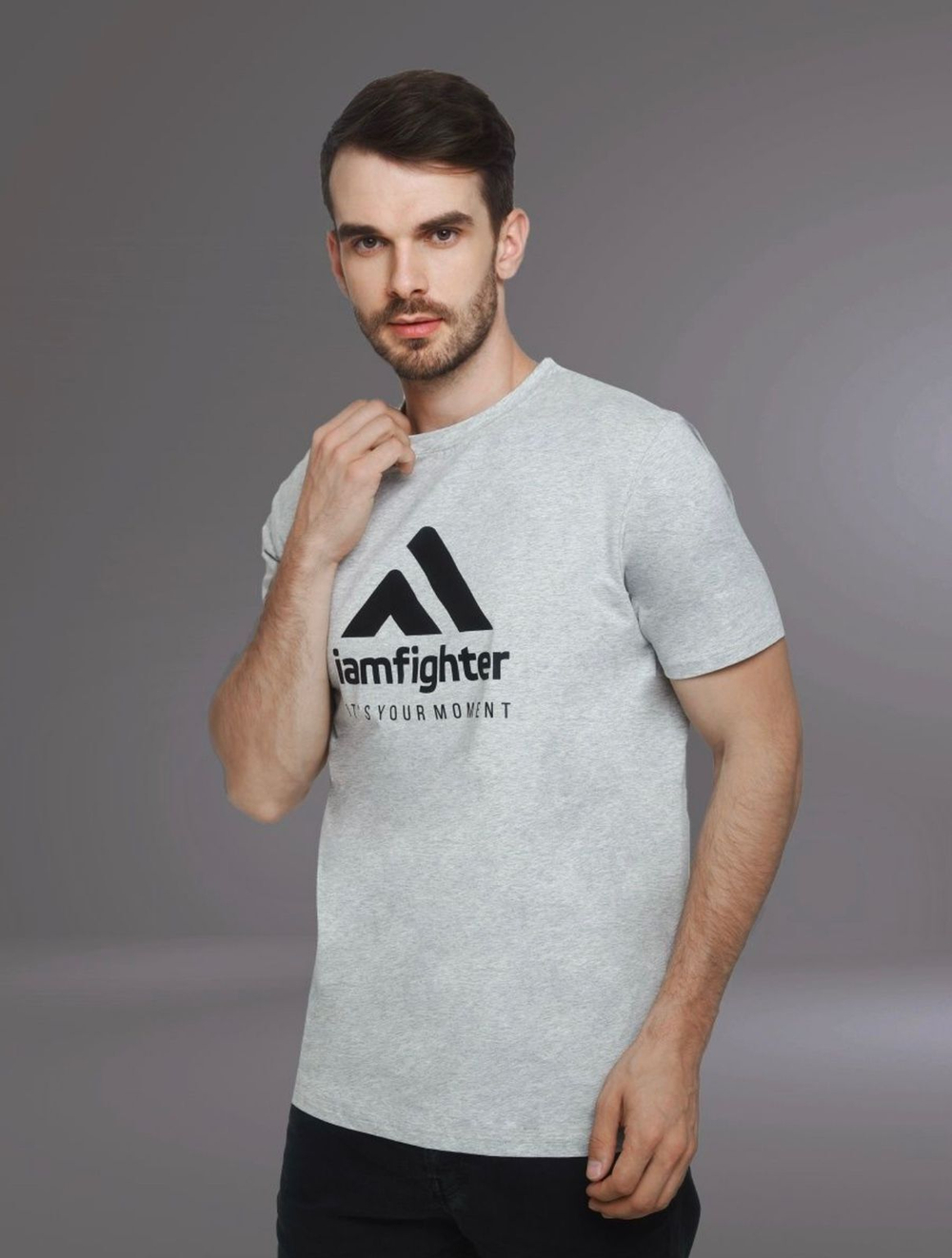 Футболка с лого Iamfighter Белый