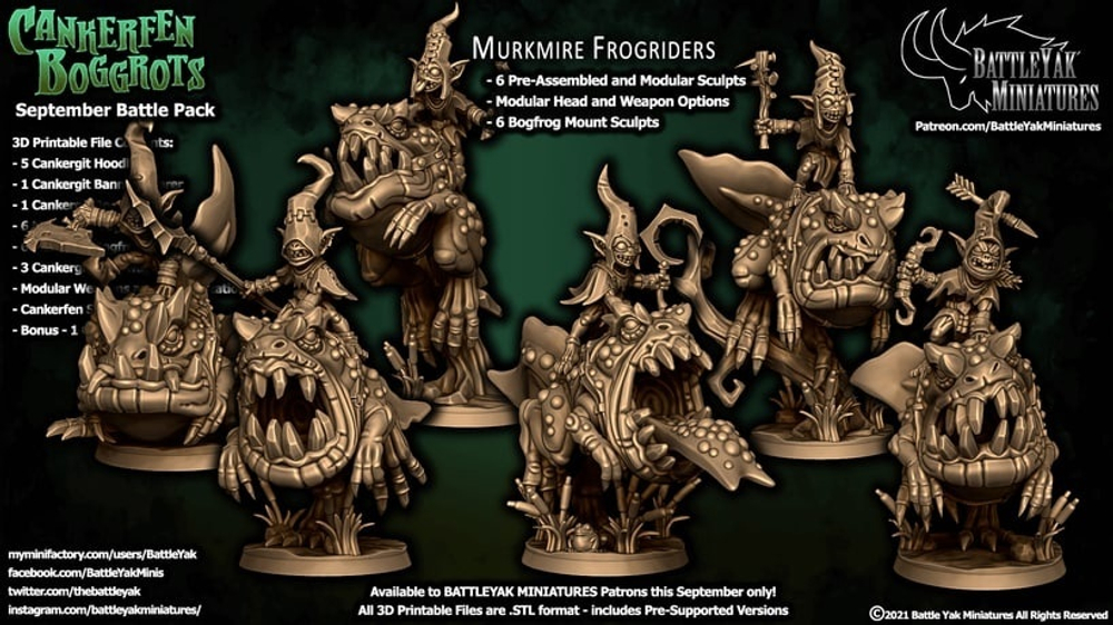 Swamp Goblin Toad Riders