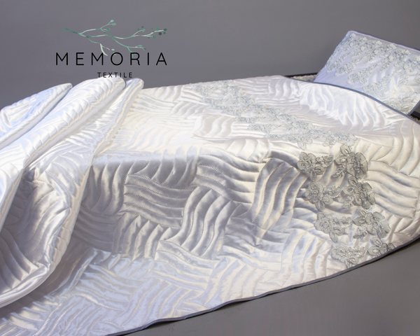 Комплект ритуальный "Богемия" белый