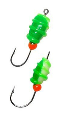 Мормышка фосфорная №07 P, 2 упк по 10 шт 0,14g