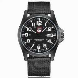 Часы наручные кварцевые на нейлоновом ремешке, черный W9022150-02