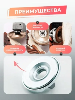 Гайка быстрозажимная для УШМ, болгарки, М14