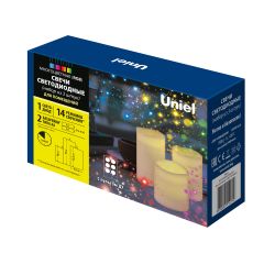 ULD-F052 RGB RC CANDLE SET3 Фигура светодиодная Свеча на батарейках 2АА не в-к. в составе набора из 3 штук. 1 светодиод. RGB свет. Пульт ДУ в-к. TM Uniel