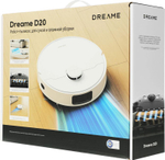 Робот-пылесос DREAME D20, 75Вт, белый/белый