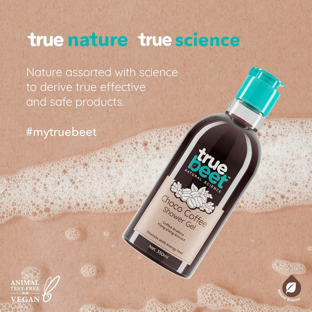 Гель для душа Truebeet Choco Coffee Body Wash с экстрактом арабики и Иланг-иланга (350 мл)