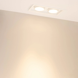 Светильник MS-VORTEX-BUILT-S250x140-2x30W Warm3000 (WH-WH, 30 deg, 230V) (Arlight, IP20 Металл, 5 лет) 057766