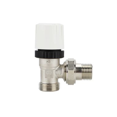 Вентиль термостатический Thermo, угловой, 3/4"