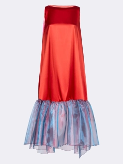 Платье с воланами OLA OLA