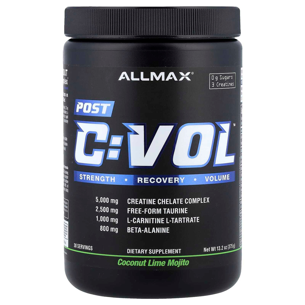 ALLMAX, C:VOL™, Post, мохито с кокосом и лаймом, 375 г (13,2 унции)