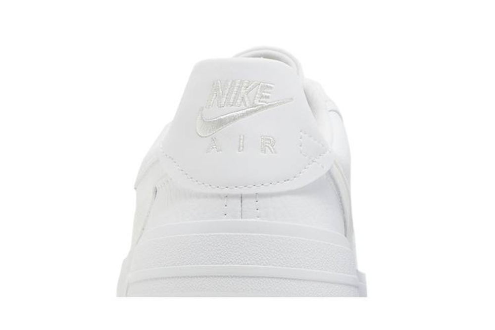 Кроссовки Nike Air Force 1 Plt.Af.Orm "Triple White" (Женская размерная сетка)