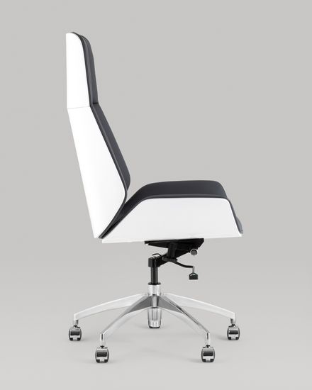 Кресло руководителя TopChairs Crown SN серо-голубой