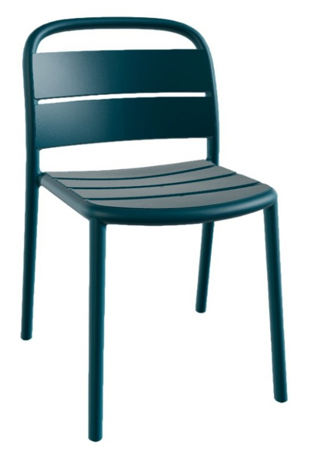 Стул пластиковый Papatya Balat-S, мраморное море