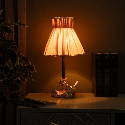 Настольная лампа Белла Айвори с абажуром Адель Айвори