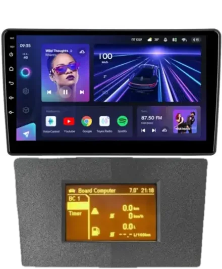 Магнитола для Opel Astra H (перенос БК вниз, серая) - Teyes CC3 Android 10, ТОП процессор, 4/32 Гб, CarPlay, 4G SIM-слот
