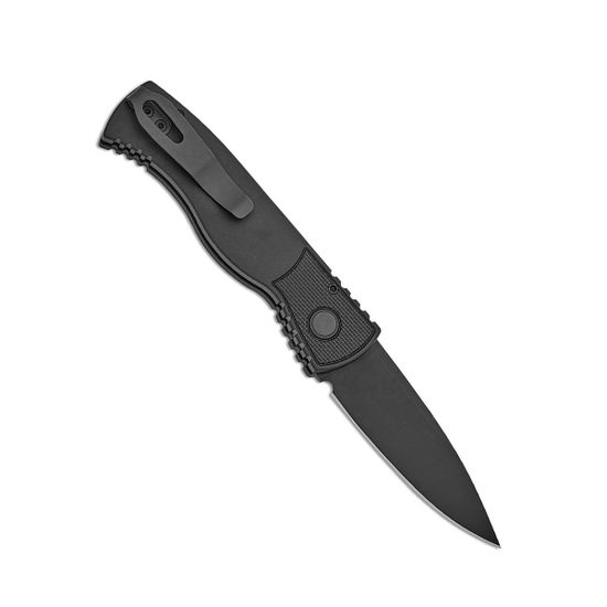 Нож Pro-Tech Tactical Response 2 T203-Operator - нож автомат., черная алюм. рук-ть, стоунвош клинок, сталь Magnacut