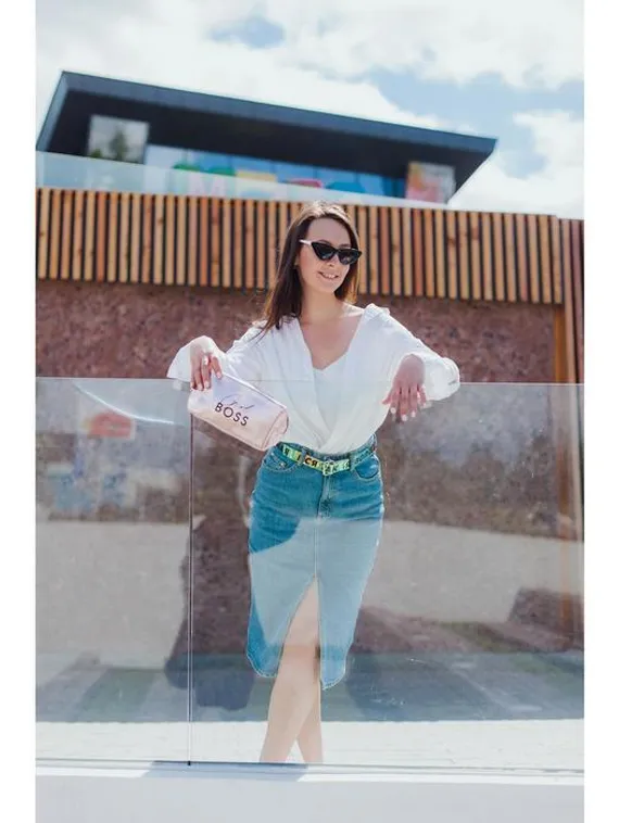 Ремень женский из зеркальной кожи &quot;Вся такая волшебная&quot;