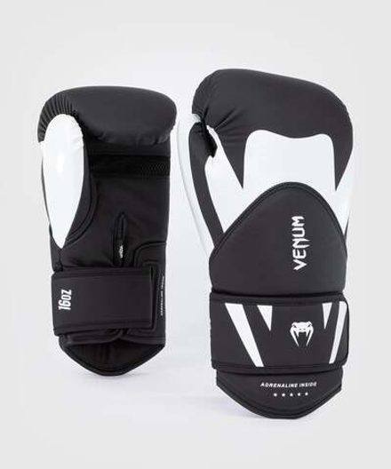 Перчатки боксерские Venum Challenger 4.0 Black/White