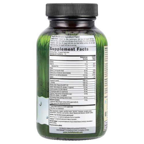 Irwin Naturals, Beet Root RED®, максимальная конверсия с добавкой оксида азота, 60 желатиновых капсул