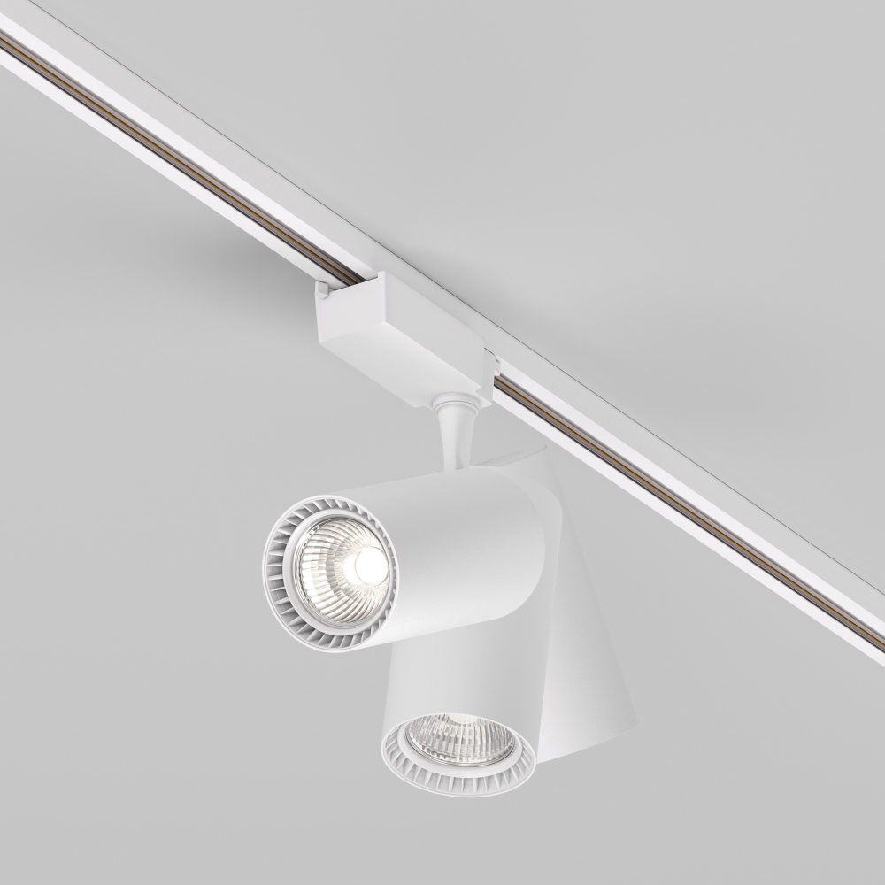 Трековый однофазный светодиодный светильник Maytoni Unity Vuoro TR003-1-36W4K-W-W