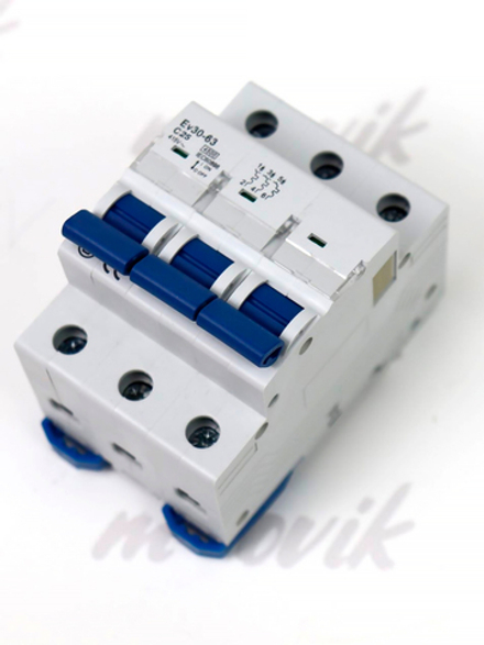 Автоматический выключатель ZOTA Ev30-63 3P 4.5kA 25A C без перемычки ОЕМ / ЗОТА (CB3422503425)