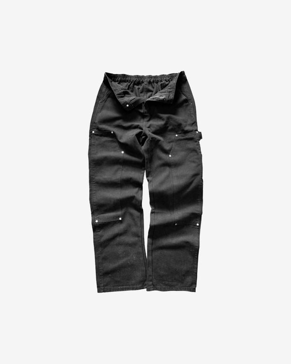 Джинсы Плотные Двойные черные - фото 1