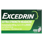 Excedrin, от головной боли, 200 капсул