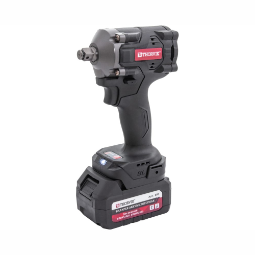 Гайковерт ударный аккумуляторный бесщёточный THORVIK 1/2"DR, 21В, 620 Нм BBIW12620