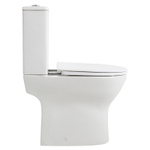 Унитаз-компакт безободковый с сиденьем BelBagno LOUNGE BB045CPR/SC + BB045/051T