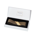 Balmain Hair Кожаная лента для волос Genuine Leather Headband бронза